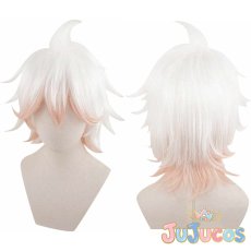 画像1: 狛枝凪斗　コスプレウィッグ　スーパーダンガンロンパ2 さよなら絶望学園　コスプレ鬘　JUJUcosplay (1)