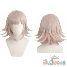画像1: 七海千秋　コスプレウィッグ　スーパーダンガンロンパ2 さよなら絶望学園　コスプレ鬘　JUJUcosplay (1)