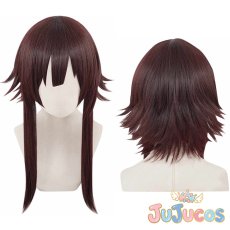 画像1: めぐみん　コスプレウィッグ　この素晴らしい世界に祝福を!　コスプレ鬘　JUJUcosplay (1)