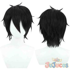 画像1: VTuber　夢追翔　コスプレウィッグ　バーチャルYouTuber　コスプレ鬘　JUJUcosplay (1)