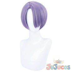 画像2: Vtuber　弦月藤士郎　通常　コスプレウィッグ　バーチャルYouTuber　コスプレ鬘　JUJUcosplay (2)