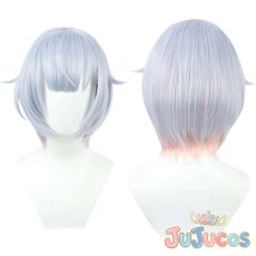 画像1: Vtuber　飴宮なずな　コスプレウィッグ　バーチャルYouTuber　コスプレ鬘　JUJUcosplay (1)