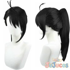 画像1: 岩戸鈴芽　コスプレウィッグ　すずめの戸締まり　コスプレ鬘　JUJUcosplay (1)