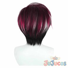 画像3: Vtuber　Ver Vermillion(ヴェール ヴァーミリオン)　コスプレウィッグ　バーチャルYouTuber　コスプレ鬘　JUJUcosplay (3)