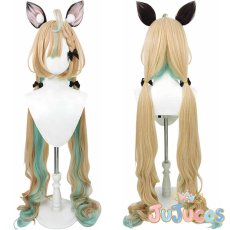 画像1: Vtuber　Millie Parfait(ミリー・パフェ)　新衣装　コスプレウィッグ　バーチャルYouTuber　コスプレ鬘　JUJUcosplay (1)