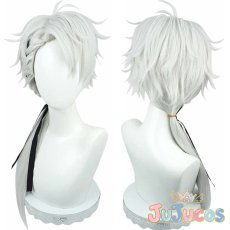 画像1: VTuber　葛葉（くずは）　ChroNoiR　4周年記念　コスプレウィッグ　バーチャルYouTuber　コスプレ鬘　JUJUcosplay (1)