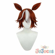 画像2: バンブーメモリー　勝負服　コスプレウィッグ　ウマ娘プリティーダービー　コスプレ鬘　JUJUcosplay (2)