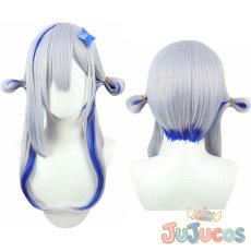 画像1: VTuber　天音かなた　お仕事服　コスプレウィッグ　バーチャルYouTuber　コスプレ鬘　JUJUcosplay (1)