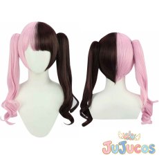 画像1: VTuber　橘ひなの　白軍服　Aバージョン　コスプレウィッグ　バーチャルYouTuber　コスプレ鬘　JUJUcosplay (1)