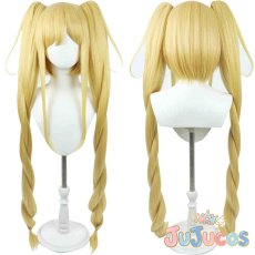 画像1: 坂上あゆみ(キュアエコー)　コスプレウィッグ　プリキュアオールスターズ　コスプレ鬘　JUJUcosplay (1)