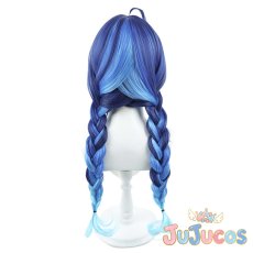 画像3: Vtuber　天宮こころ　クリスマス衣装　ツインテール三つ編み　コスプレウィッグ　バーチャルYouTuber　コスプレ鬘　JUJUcosplay (3)