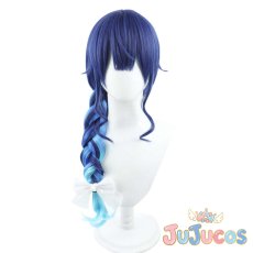 画像2: Vtuber　天宮こころ　クリスマス衣装　サイド三つ編み　コスプレウィッグ　バーチャルYouTuber　コスプレ鬘　JUJUcosplay (2)