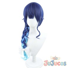 画像3: Vtuber　天宮こころ　クリスマス衣装　サイド三つ編み　コスプレウィッグ　バーチャルYouTuber　コスプレ鬘　JUJUcosplay (3)