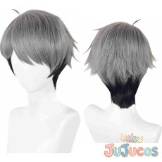 画像1: 宮治　コスプレウィッグ　ハイキュー!!　コスプレ鬘　JUJUcosplay (1)