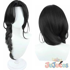 画像1: Vtuber　白雪巴　コスプレウィッグ　バーチャルYouTuber　コスプレ鬘　JUJUcosplay (1)