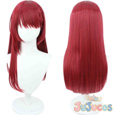 画像1: VTuber　朝日南アカネ　コスプレウィッグ　バーチャルYouTuber　コスプレ鬘　JUJUcosplay (1)