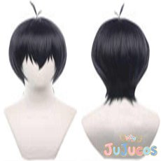 画像1: 潔世一　コスプレウィッグ　ブルーロック　コスプレ鬘　JUJUcosplay (1)