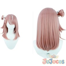 画像1: VTuber　五十嵐梨花　コスプレウィッグ　バーチャルYouTuber　コスプレ鬘　JUJUcosplay (1)