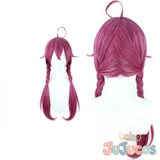 画像1: VTuber　獅子堂あかり　コスプレウィッグ　バーチャルYouTuber　コスプレ鬘　JUJUcosplay (1)