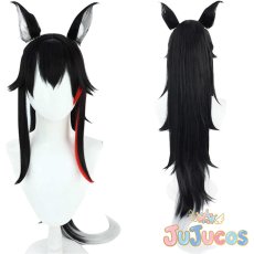 画像1: VTuber　大神ミオ　共通ホロサマ衣装2022　コスプレウィッグ　バーチャルYouTuber　コスプレ鬘　JUJUcosplay (1)