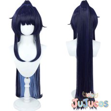 画像1: 起源の律者　雷電芽衣　コスプレウィッグ　崩壊3rd　コスプレ鬘　JUJUcosplay (1)