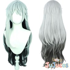 画像1: ラップランド　コスプレウィッグ　アークナイツ　コスプレ鬘　JUJUcosplay (1)