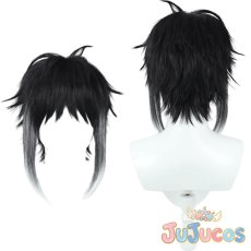 画像1: 芥川龍之介　コスプレウィッグ　文豪ストレイドッグス　コスプレ鬘　JUJUcosplay (1)