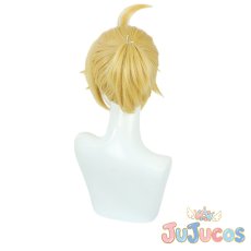 画像3: 鏡音レン　コスプレウィッグ　VOCALOID　コスプレ鬘　JUJUcosplay (3)