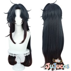 画像1: 刃　コスプレウィッグ　崩壊：スターレイル　コスプレ鬘　JUJUcosplay (1)