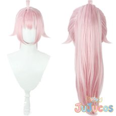 画像1: 小鳥遊ホシノ　ポニーテール　コスプレウィッグ　ブルーアーカイブ　コスプレ鬘　JUJUcosplay (1)