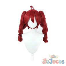 画像2: 重音テト　コスプレウィッグ　VOCALOID　コスプレ鬘　JUJUcosplay (2)