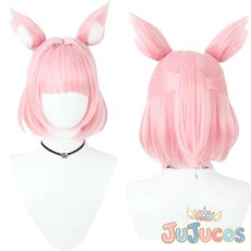 画像1: ニコ　コスプレウィッグ　ブルーアーカイブ　コスプレ鬘　JUJUcosplay (1)