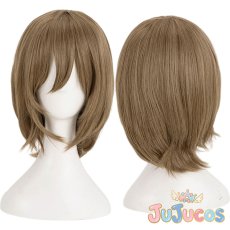 画像1: 明智吾郎　コスプレウィッグ　ペルソナ5　コスプレ鬘　JUJUcosplay (1)