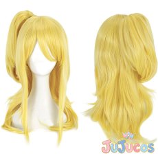 画像1: ルーシィ・ハートフィリア　コスプレウィッグ　FAIRY TAIL（フェアリーテイル）　コスプレ鬘　JUJUcosplay (1)