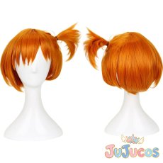 画像1: カスミ　コスプレウィッグ　ポケットモンスター　コスプレ鬘　JUJUcosplay (1)