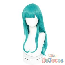 画像2: ブルマ　バニー　コスプレウィッグ　ドラゴンボール　コスプレ鬘　JUJUcosplay (2)