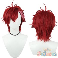 画像1: 鳳アキラ　コスプレウィッグ　エリオスライジングヒーローズ（エリオスR）　コスプレ鬘　JUJUcosplay (1)