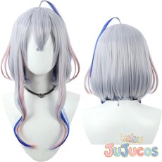 画像1: VTuber　天音かなた　地雷系衣装　コスプレウィッグ　バーチャルYouTuber　コスプレ鬘　JUJUcosplay (1)