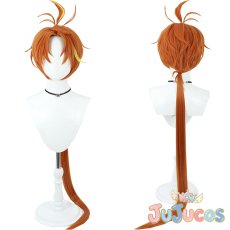 画像1: 夕凪ツバサ(キュアウイング)　コスプレウィッグ　ひろがるスカイ!プリキュア　コスプレ鬘　JUJUcosplay (1)