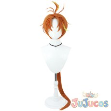 画像2: 夕凪ツバサ(キュアウイング)　コスプレウィッグ　ひろがるスカイ!プリキュア　コスプレ鬘　JUJUcosplay (2)