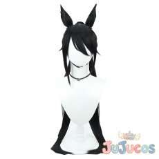 画像2: シンボリクリスエス　勝負服　コスプレウィッグ　ウマ娘プリティーダービー　コスプレ鬘　JUJUcosplay (2)