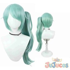 画像1: 槌永ヒヨリ　コスプレウィッグ　ブルーアーカイブ　コスプレ鬘　JUJUcosplay (1)