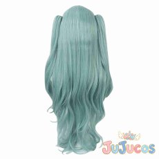 画像3: VTuber　フィナーナ・竜宮(Finana Ryugu)　T.Y.R.A.N.T　コスプレウィッグ　バーチャルYouTuber　コスプレ鬘　JUJUcosplay (3)