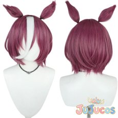画像1: タニノギムレット　コスプレウィッグ　ウマ娘プリティーダービー　コスプレ鬘　JUJUcosplay (1)