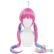 画像2: VTuber　湊あくあ　あくありうむ。　コスプレウィッグ　バーチャルYouTuber　コスプレ鬘　JUJUcosplay (2)