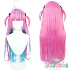 画像1: VTuber　5億年ぶりの新衣装　コートver.　湊あくあ　コスプレウィッグ　バーチャルYouTuber　コスプレ鬘　JUJUcosplay (1)