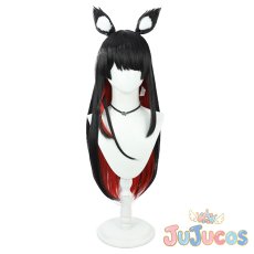 画像2: 狐坂ワカモ　コスプレウィッグ　ブルーアーカイブ　コスプレ鬘　JUJUcosplay (2)