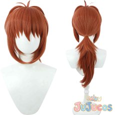 画像1: 緋村剣心　コスプレウィッグ　るろうに剣心　コスプレ鬘　JUJUcosplay (1)