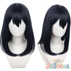 画像1: 清水潔子　コスプレウィッグ　ハイキュー!!　コスプレ鬘　JUJUcosplay (1)