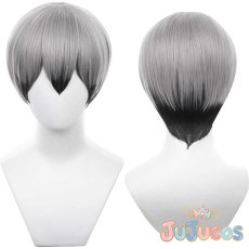画像1: 北信介　コスプレウィッグ　ハイキュー!!　コスプレ鬘　JUJUcosplay (1)